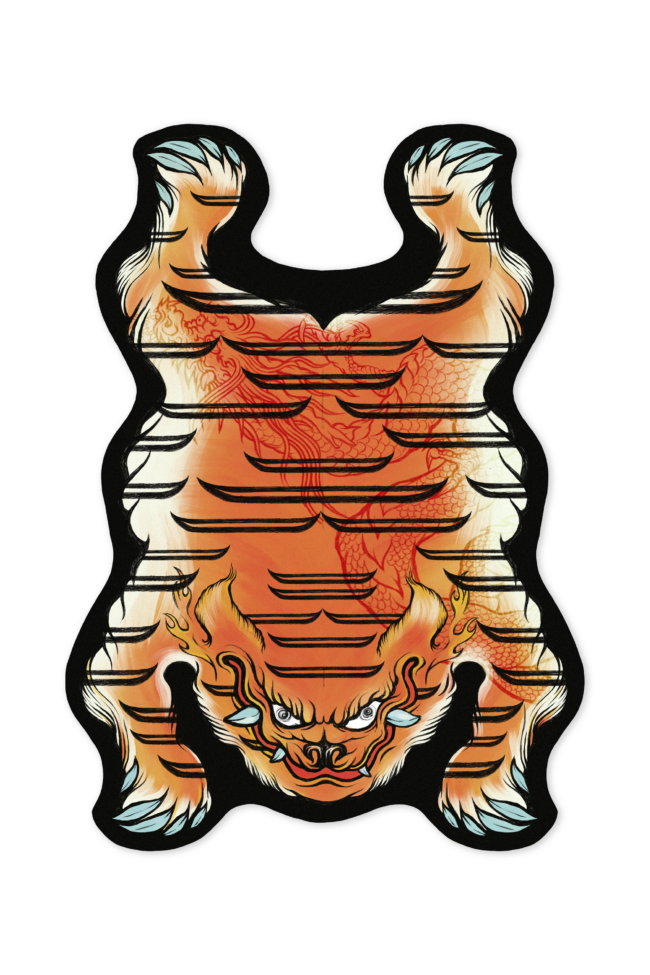 Tapete Tiger from Tibet